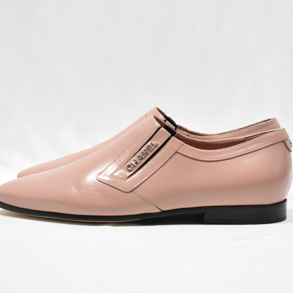NIB CHANEL PINK CALFSKIN MOCASSINS LOAFERS Flat - Picture 2 of 8